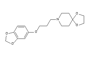 8-[3-(1,3-benzodioxol-5-yloxy)propyl]-1,4-dioxa-8-azaspiro[4.5]decane