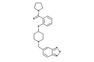 [2-[[1-(benzofurazan-5-ylmethyl)-4-piperidyl]oxy]phenyl]-pyrrolidino-methanone