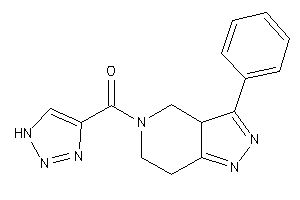 (3-phenyl-3a,4,6,7-tetrahydropyrazolo[4,3-c]pyridin-5-yl)-(1H-triazol-4-yl)methanone