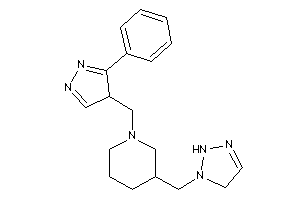 3-(2,4-dihydrotriazol-3-ylmethyl)-1-[(3-phenyl-4H-pyrazol-4-yl)methyl]piperidine