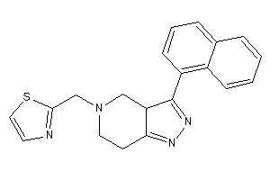 2-[[3-(1-naphthyl)-3a,4,6,7-tetrahydropyrazolo[4,3-c]pyridin-5-yl]methyl]thiazole