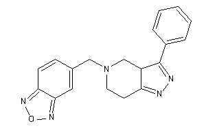 5-[(3-phenyl-3a,4,6,7-tetrahydropyrazolo[4,3-c]pyridin-5-yl)methyl]benzofurazan