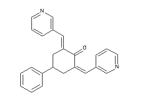 4-phenyl-2,6-bis(3-pyridylmethylene)cyclohexanone