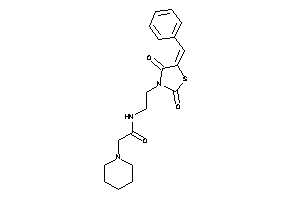 N-[2-(5-benzal-2,4-diketo-thiazolidin-3-yl)ethyl]-2-piperidino-acetamide