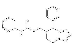 N-phenyl-3-(1-phenyl-3,4-dihydro-1H-pyrrolo[1,2-a]pyrazin-2-yl)propionamide