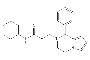 N-cyclohexyl-3-(1-phenyl-3,4-dihydro-1H-pyrrolo[1,2-a]pyrazin-2-yl)propionamide