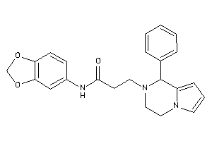 N-(1,3-benzodioxol-5-yl)-3-(1-phenyl-3,4-dihydro-1H-pyrrolo[1,2-a]pyrazin-2-yl)propionamide