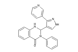 3-phenyl-2-[3-(3-pyridyl)-1H-pyrazol-4-yl]-1,2-dihydroquinazolin-4-one