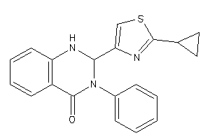 2-(2-cyclopropylthiazol-4-yl)-3-phenyl-1,2-dihydroquinazolin-4-one