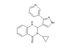 3-cyclopropyl-2-[3-(3-pyridyl)-1H-pyrazol-4-yl]-1,2-dihydroquinazolin-4-one