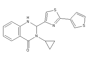 3-cyclopropyl-2-[2-(3-thienyl)thiazol-4-yl]-1,2-dihydroquinazolin-4-one