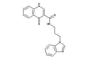 N-[3-(benzimidazol-1-yl)propyl]-4-keto-1H-quinoline-3-carboxamide