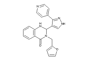 3-(2-furfuryl)-2-[3-(4-pyridyl)-1H-pyrazol-4-yl]-1,2-dihydroquinazolin-4-one