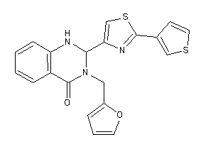 3-(2-furfuryl)-2-[2-(3-thienyl)thiazol-4-yl]-1,2-dihydroquinazolin-4-one