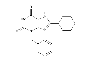 3-benzyl-8-cyclohexyl-7H-purine-2,6-quinone