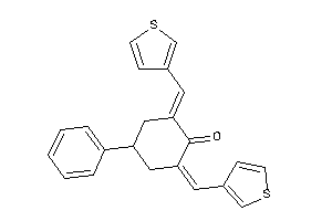 4-phenyl-2,6-bis(3-thenylidene)cyclohexanone