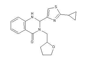 2-(2-cyclopropylthiazol-4-yl)-3-(tetrahydrofurfuryl)-1,2-dihydroquinazolin-4-one