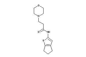 N-(5,6-dihydro-4H-cyclopenta[b]thiophen-2-yl)-3-morpholino-propionamide