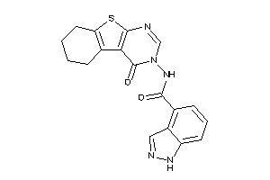 N-(4-keto-5,6,7,8-tetrahydrobenzothiopheno[2,3-d]pyrimidin-3-yl)-1H-indazole-4-carboxamide