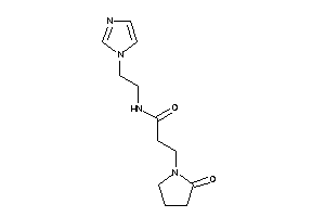 N-(2-imidazol-1-ylethyl)-3-(2-ketopyrrolidino)propionamide