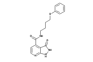 3-keto-N-(4-phenoxybutyl)-1,2-dihydropyrazolo[3,4-b]pyridine-4-carboxamide