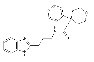 N-[3-(1H-benzimidazol-2-yl)propyl]-4-phenyl-tetrahydropyran-4-carboxamide