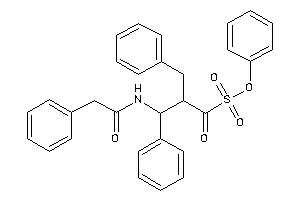 2-benzyl-1-keto-3-phenyl-3-[(2-phenylacetyl)amino]propane-1-sulfonic Acid Phenyl Ester