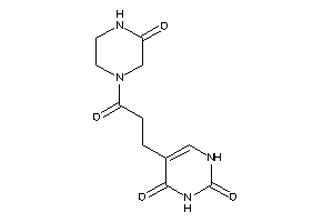 5-[3-keto-3-(3-ketopiperazino)propyl]uracil