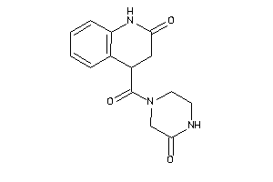 4-(3-ketopiperazine-1-carbonyl)-3,4-dihydrocarbostyril