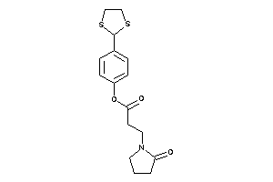3-(2-ketopyrrolidino)propionic Acid [4-(1,3-dithiolan-2-yl)phenyl] Ester