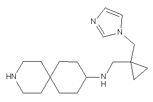 3-azaspiro[5.5]undecan-9-yl-[[1-(imidazol-1-ylmethyl)cyclopropyl]methyl]amine