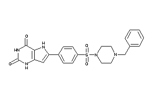 6-[4-(4-benzylpiperazino)sulfonylphenyl]-1,5-dihydropyrrolo[3,2-d]pyrimidine-2,4-quinone