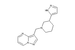 3-[[3-(1H-pyrazol-5-yl)piperidino]methyl]pyrazolo[1,5-a]pyrimidine