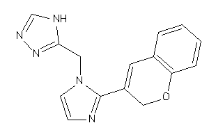 3-[[2-(2H-chromen-3-yl)imidazol-1-yl]methyl]-4H-1,2,4-triazole