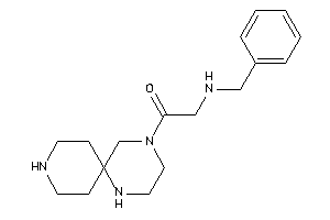 2-(benzylamino)-1-(1,4,9-triazaspiro[5.5]undecan-4-yl)ethanone