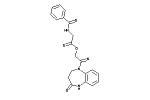 2-benzamidoacetic Acid [2-keto-2-(4-keto-3,5-dihydro-2H-1,5-benzodiazepin-1-yl)ethyl] Ester