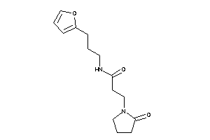 N-[3-(2-furyl)propyl]-3-(2-ketopyrrolidino)propionamide