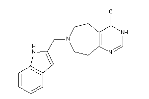 7-(1H-indol-2-ylmethyl)-5,6,8,9-tetrahydro-3H-pyrimido[4,5-d]azepin-4-one