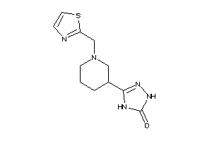 3-[1-(thiazol-2-ylmethyl)-3-piperidyl]-1,4-dihydro-1,2,4-triazol-5-one