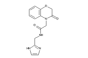 N-(1H-imidazol-2-ylmethyl)-2-(3-keto-1,4-benzoxazin-4-yl)acetamide