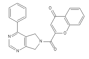 2-(4-phenyl-5,7-dihydropyrrolo[3,4-d]pyrimidine-6-carbonyl)chromone