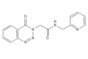 2-(4-keto-1,2,3-benzotriazin-3-yl)-N-(2-pyridylmethyl)acetamide