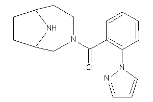 4,9-diazabicyclo[4.2.1]nonan-4-yl-(2-pyrazol-1-ylphenyl)methanone