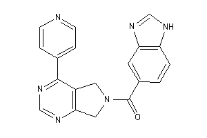 1H-benzimidazol-5-yl-[4-(4-pyridyl)-5,7-dihydropyrrolo[3,4-d]pyrimidin-6-yl]methanone