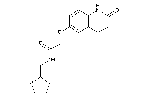 2-[(2-keto-3,4-dihydro-1H-quinolin-6-yl)oxy]-N-(tetrahydrofurfuryl)acetamide