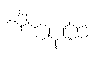 3-[1-(1-pyrindan-3-carbonyl)-4-piperidyl]-1,4-dihydro-1,2,4-triazol-5-one