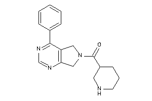 (4-phenyl-5,7-dihydropyrrolo[3,4-d]pyrimidin-6-yl)-(3-piperidyl)methanone