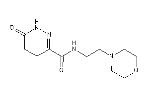 6-keto-N-(2-morpholinoethyl)-4,5-dihydro-1H-pyridazine-3-carboxamide