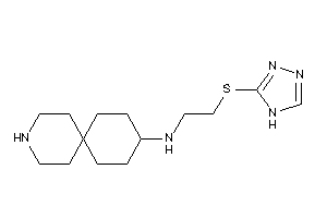 9-azaspiro[5.5]undecan-3-yl-[2-(4H-1,2,4-triazol-3-ylthio)ethyl]amine