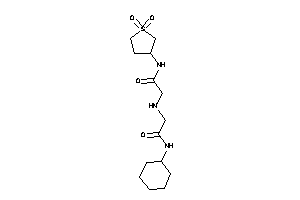 N-cyclohexyl-2-[[2-[(1,1-diketothiolan-3-yl)amino]-2-keto-ethyl]amino]acetamide